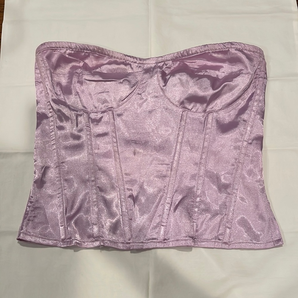 Purple corset top
